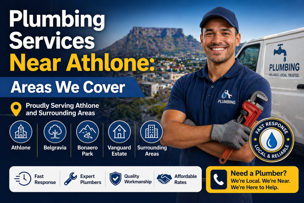 plumbing services near Athlone covering nearby suburbs