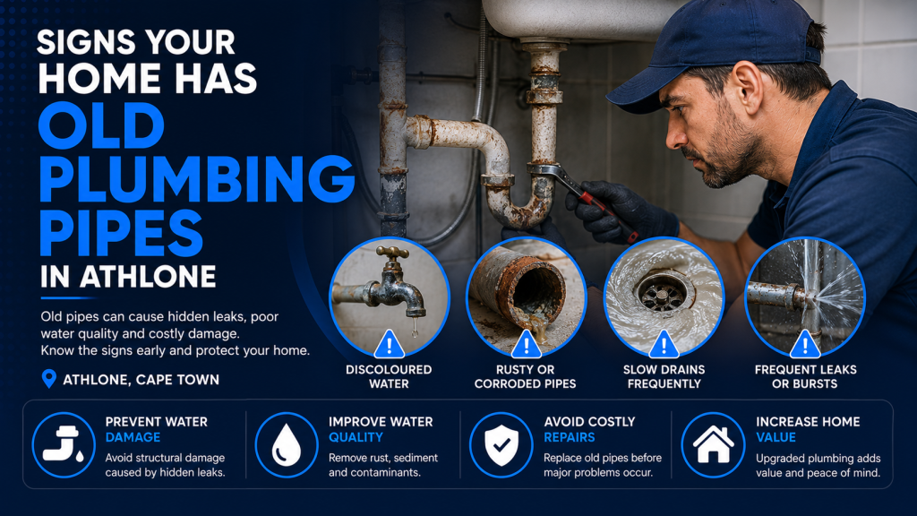 old plumbing pipes Athlone home warning signs